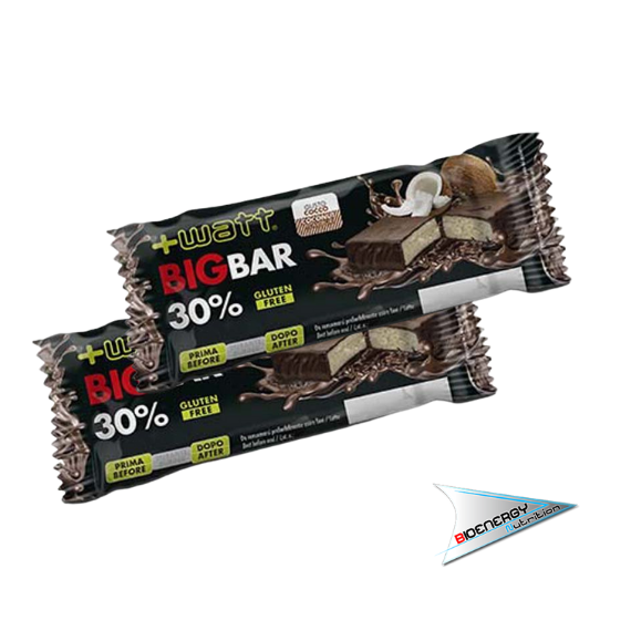 +Watt-BIG BAR (Conf. 20 barrette da 80 gr)   Cocco  